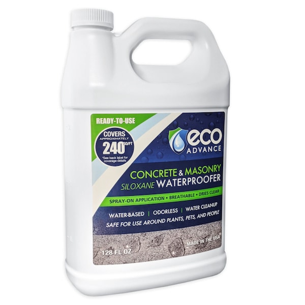 Eco Advance Concrete/Masonry Waterproofer, 1 Gallon EACON128PD